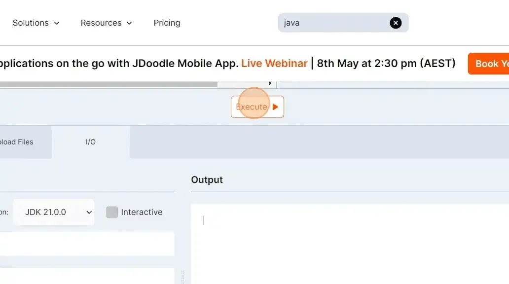 Debug with JDoodle AI