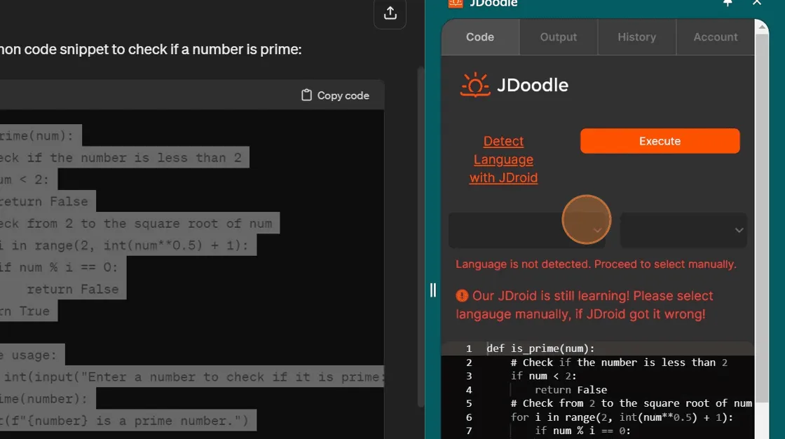 Click, right-click, and execute in JDoodle with JDoodle AI. - Step 3.png