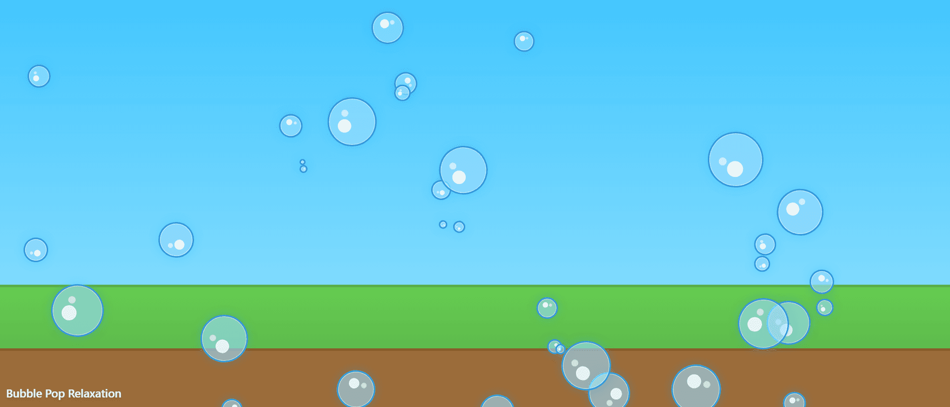 Final version of bubble popping game