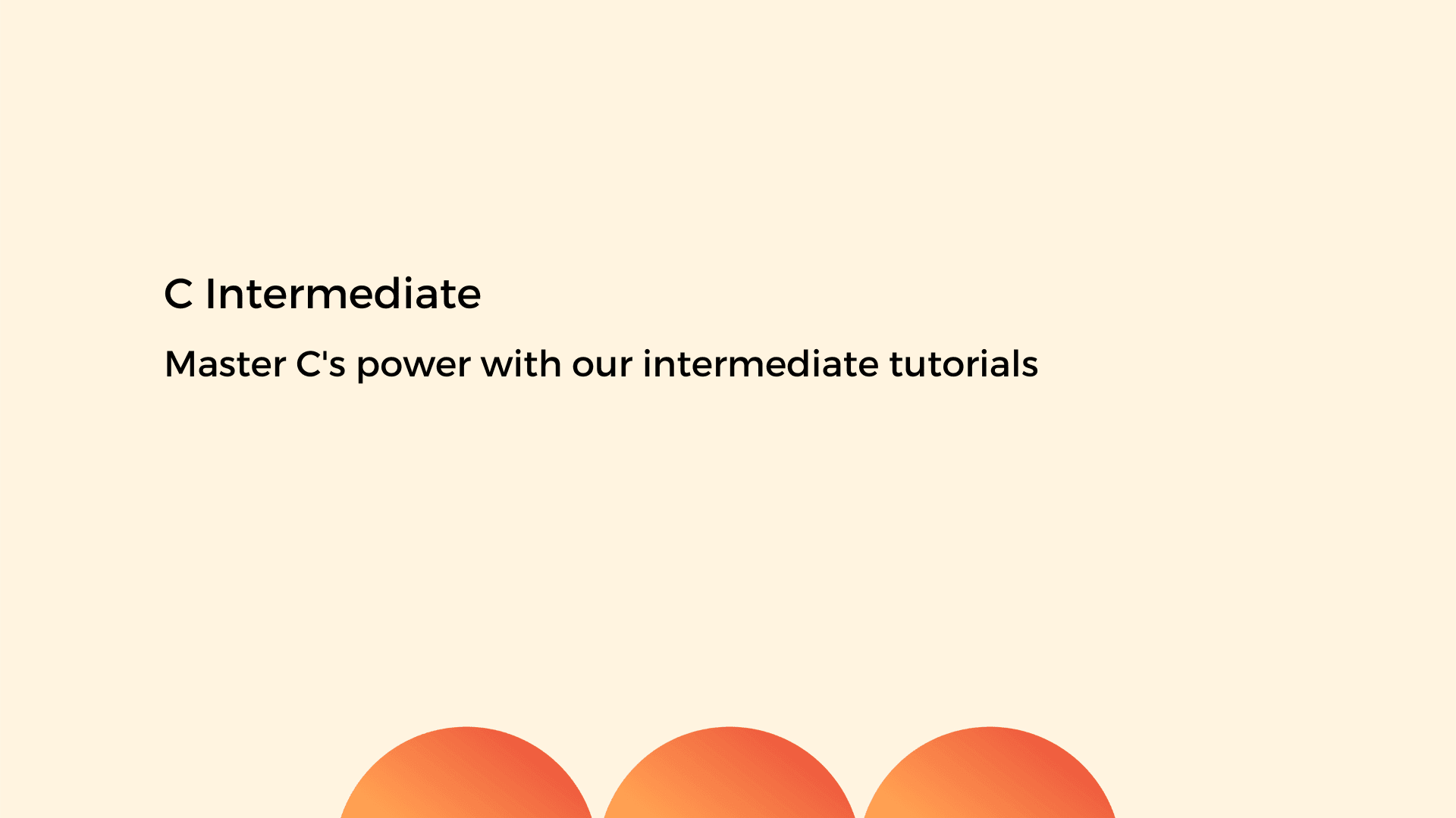 C Intermediate image