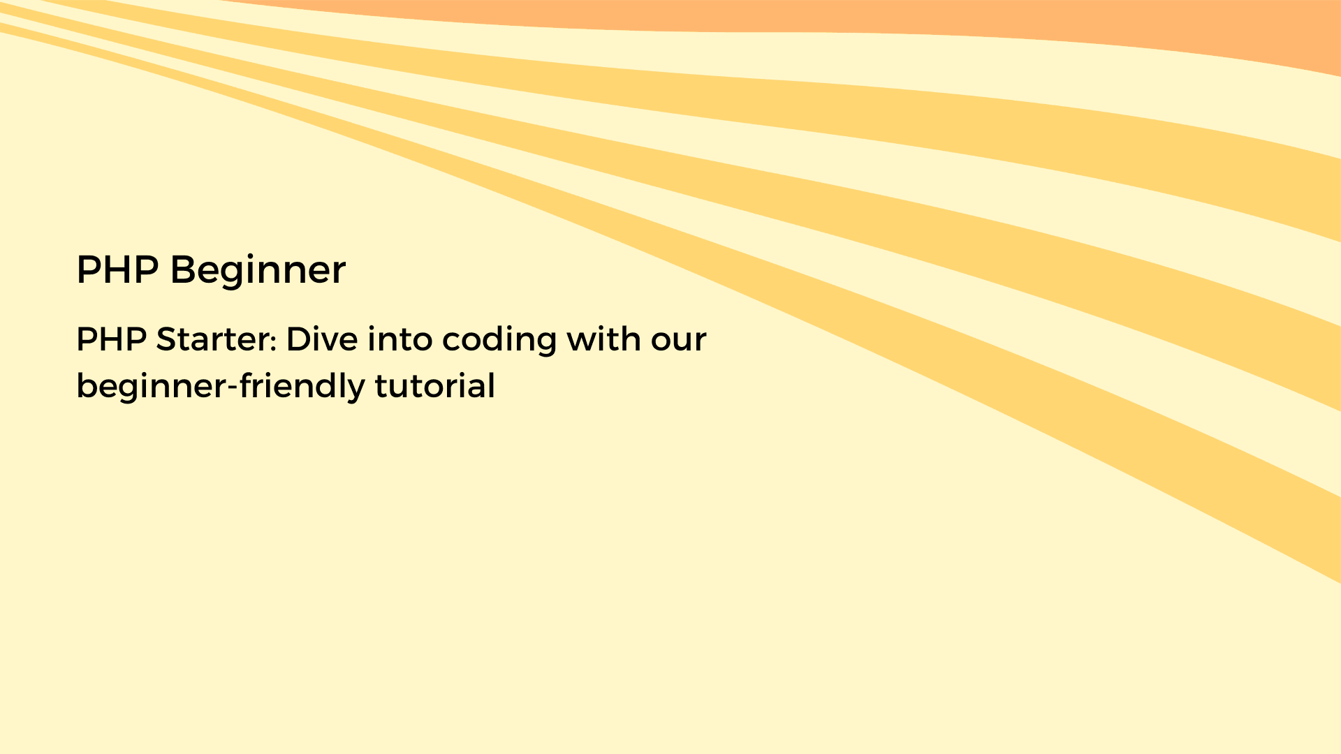 PHP Beginner image