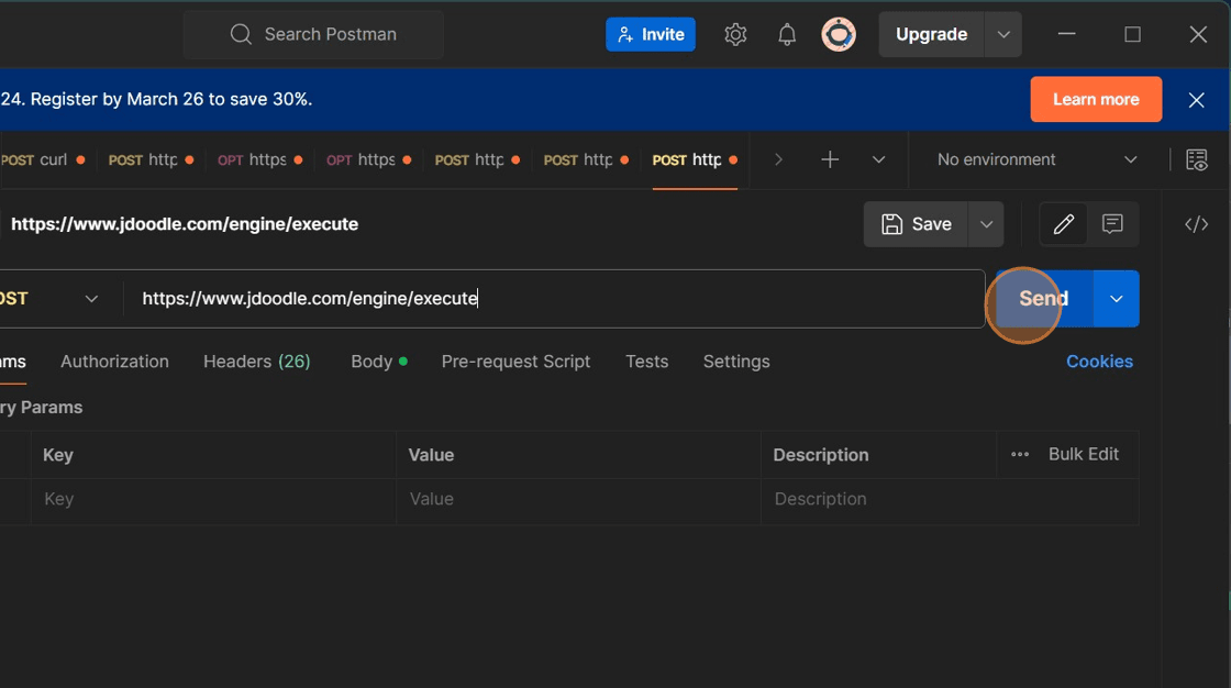 Using Compiler APIs in PostMan