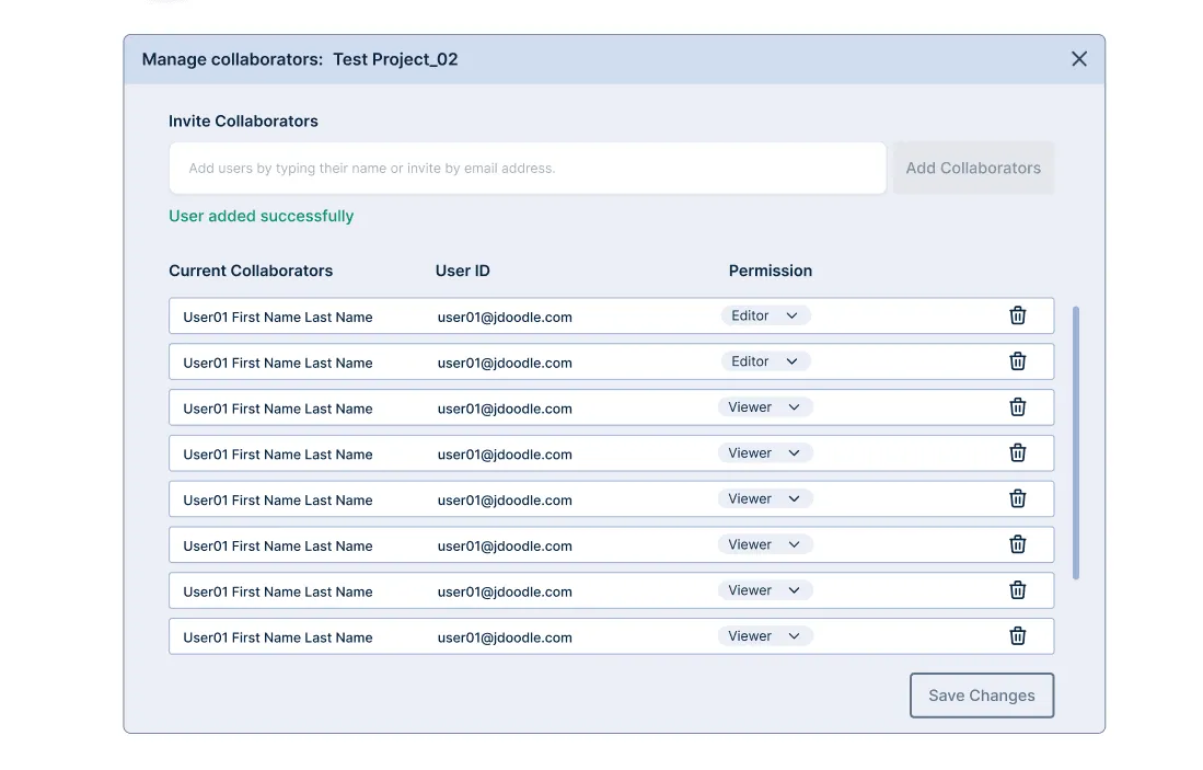 Project collaboration
