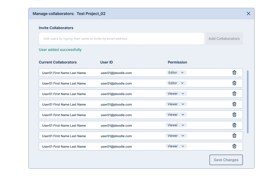 Project collaboration